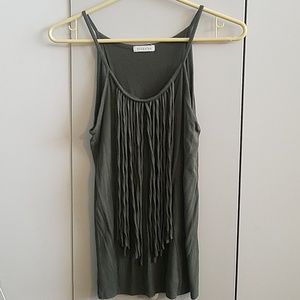 Fringe tank top